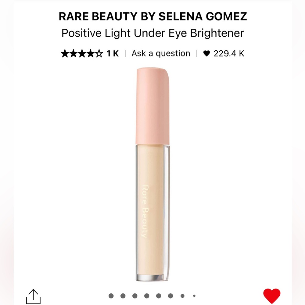 Rare Beauty under eye brightener